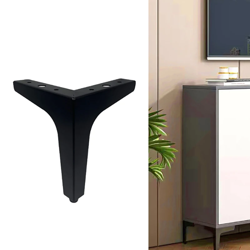 1pcs Modern Furniture Legs Metal Gold Black Iron Sofa Feet For Table Bed Chair Desk Dresser Cabinet Support Furniture Hardware