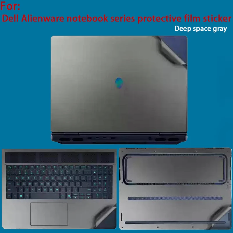 

Для нового Dell Alienware 18 Area-51, игровая наклейка, защитная пленка Alienware 16X Aurora, пленка для корпуса ноутбука, меняющая цвет пленки