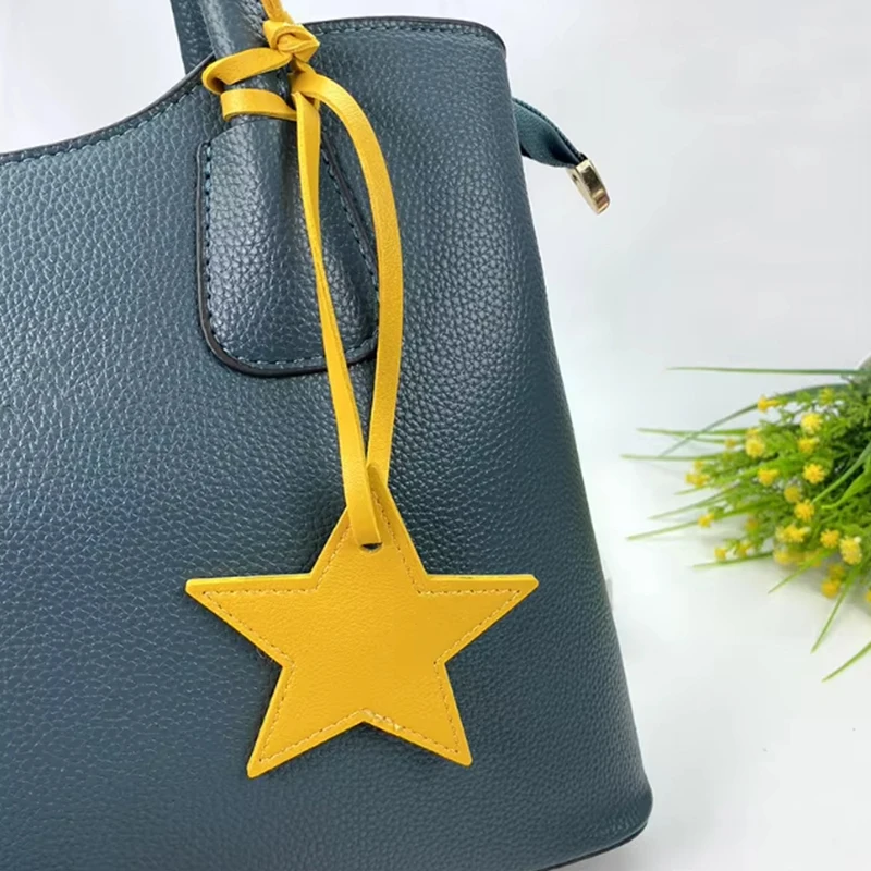 Carta personalizada Lucky Star Pingentes para bolsas, ornamento de carro elegante, acessórios personalizados, presente DIY para mulheres, popular 