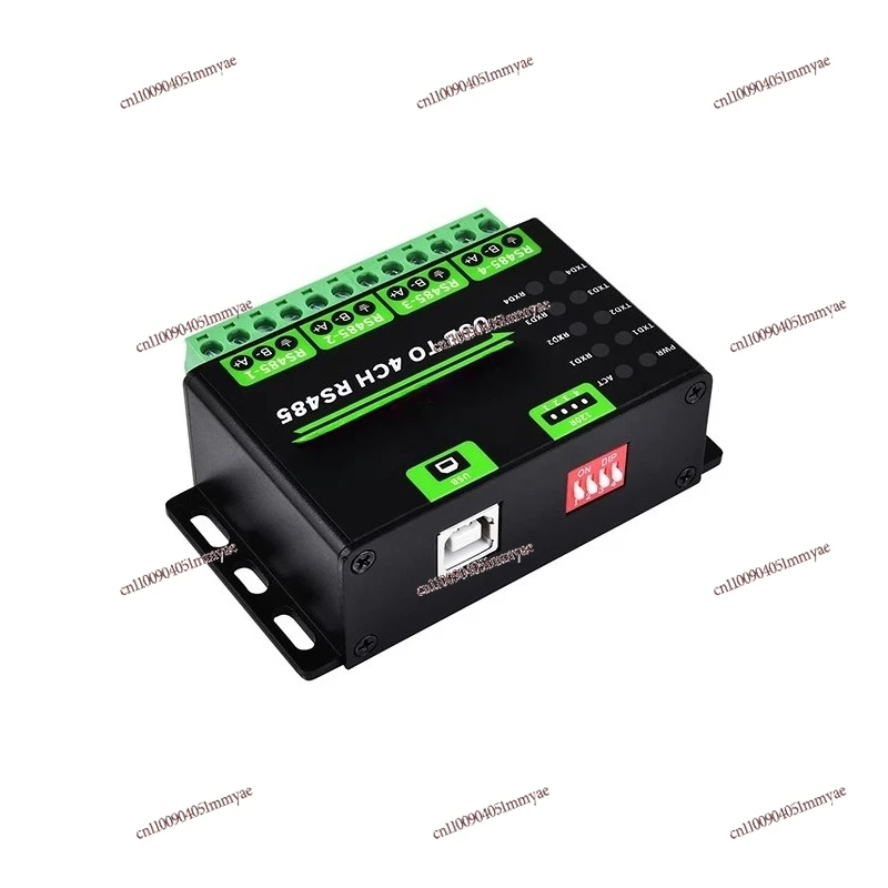

Industrial Grade USB To 4 RS485 Converter USB To 485 Serial Communication Module Metal Housing