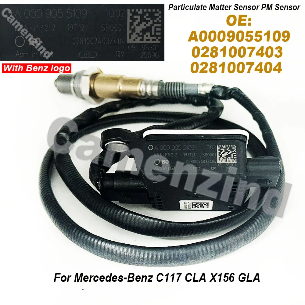 

A0009055109 0281007403 0281007404 Датчик частиц PM Датчик для Mercedes-Benz C117 CLA X156 Высокое качество 0009055109