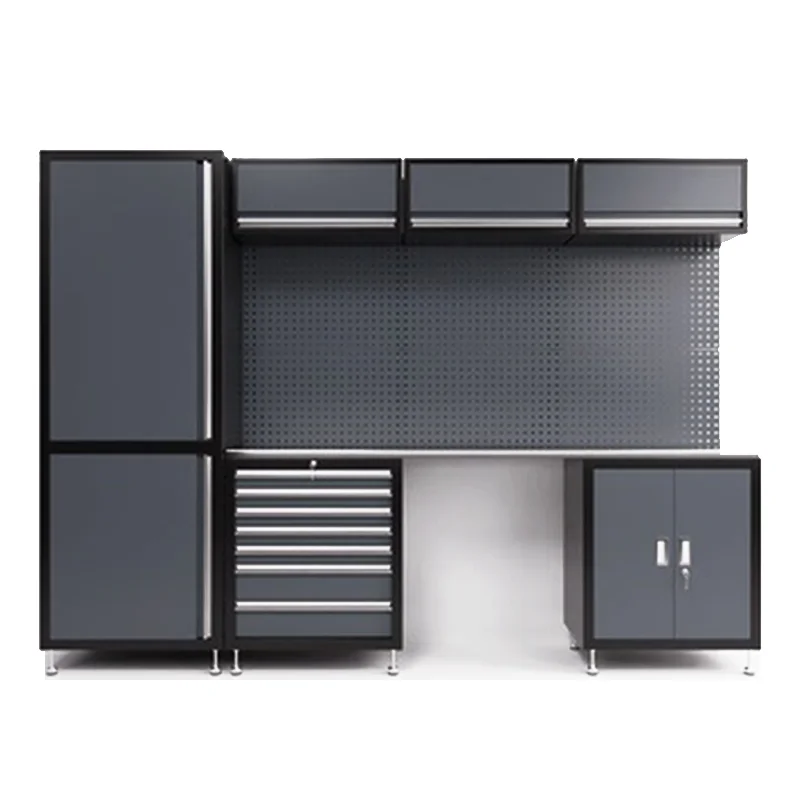 Good Quality Garage Storage System Workstation Heavy Duty Workshop Workbench Tool Cabinet with Custom Service