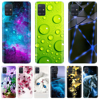 For Samsung Galaxy A51 Case Galaxy A71 A 71 Soft Silicon TPU Back Case For Samsung A51 SM-A515F A515 A 51 Samsung A71 Phone Case