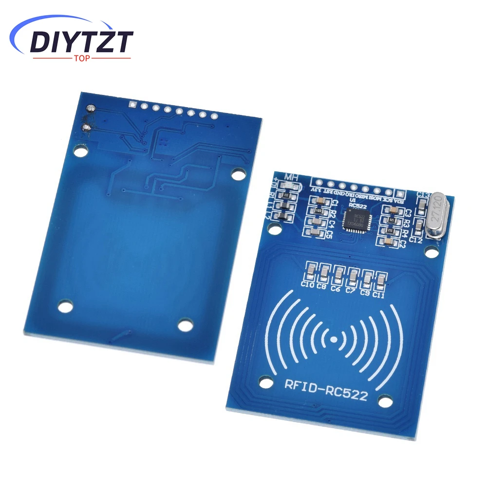 1/5PCS DIYTZT RFID IC Wireless Module MFRC-522 RC-522 RC522 IC KEY SPI Writer Reader IC Card For Door Access Control System