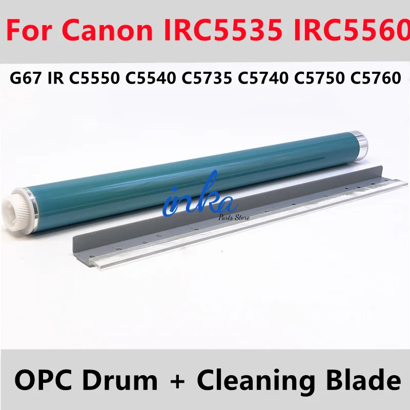 1Set G67 OPC Drum Mitsubushi OPC Drum Drum Cleaning Blade For Canon IR C5550 C5540 C5735 C5740 C5750 C5760 GPR55 NPG71 C-EXV51