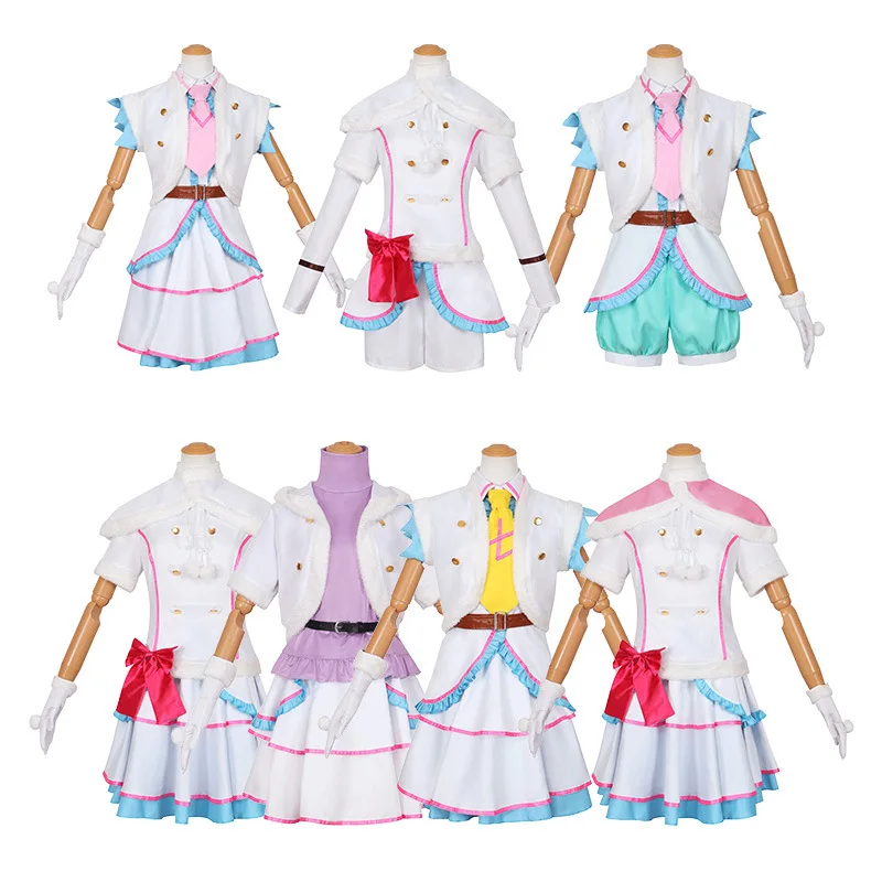 Anime LoveLive Snow Halation EliAyase Sonoda Umi Kotori Minami Maki Nishikino Cosplay Costume Love Live μ'S Snow Lolita Dress