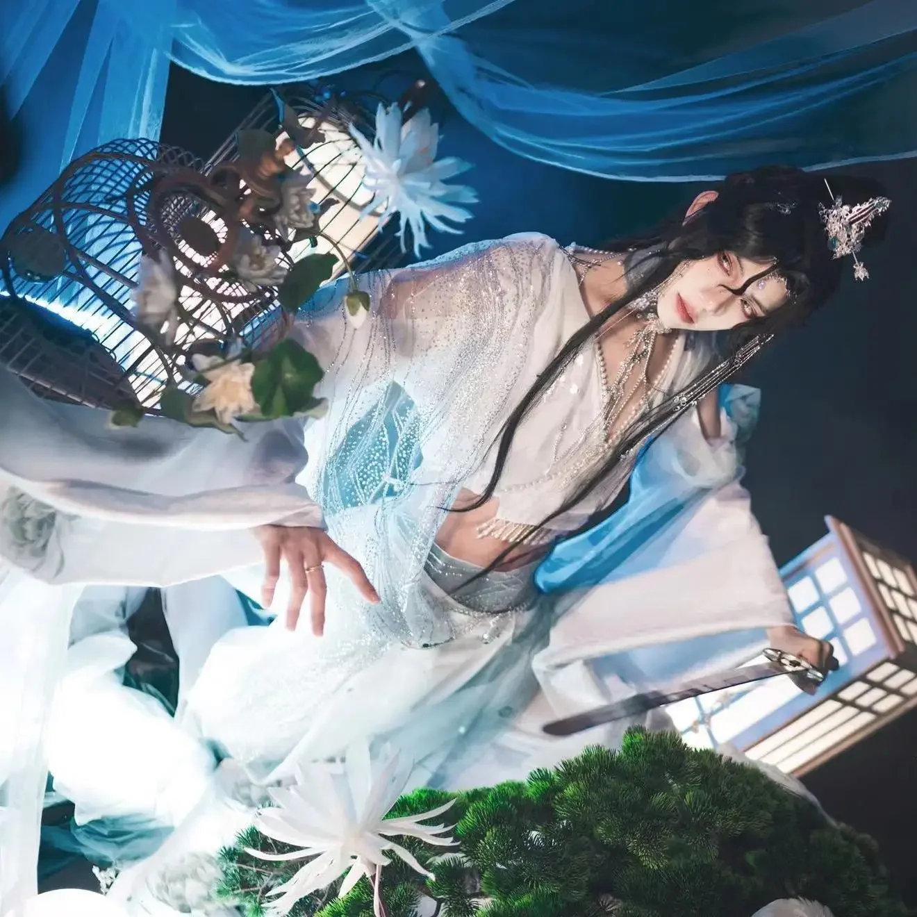 Vestido Hanfu chino, vestido del Reino de Nanzhao, vestido bordado chino antiguo para mujeres, disfraz de regiones occidentales, conjunto completo Hanfu