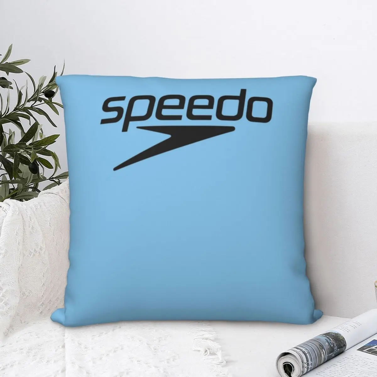 

Speedo Logo Square Pillowcase Polyester Pillow Cover Velvet Cushion Decor Comfort Throw Pillow For Home Car