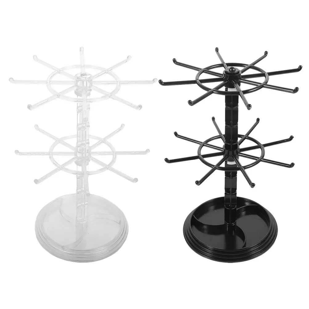 

2-х шт. подставка для ювелирных изделий, вращающаяся вешалка для брелков, сережек, ожерелий, стеллаж для хранения стенда для торговника