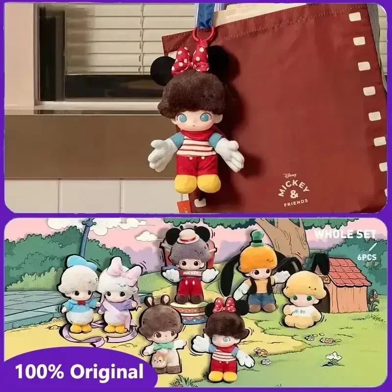 

pop mart DIMOO WORLD X Disney Series Vinyl Face Original Blind BoxToys Doll Cute Action Anime Figure Ornaments Collection