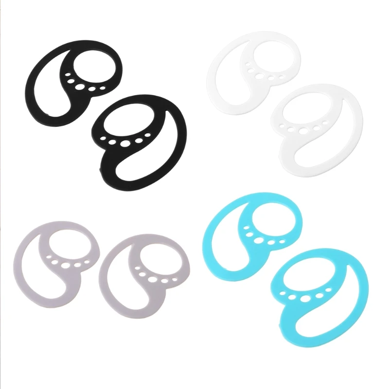 Protector tapones para los oídos, cubiertas silicona para auriculares, repuesto almohadillas para los oídos, 2 uds.