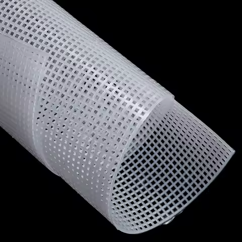 Plastic Mesh Cloth Bag Rug Thread Hook Craft Supplies DIY Handcraft Latch Hook Accessory Hook Crafts Durable Grid About 33*50CM