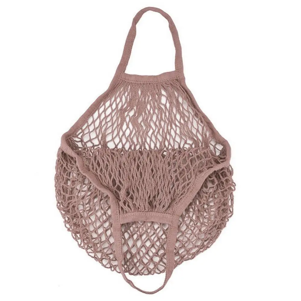 Mesh Net Shopping Bag Fruit Goods Storage Cotton Tote Handbag Reusable Grocery Bags For Vegetable Mesh String Organizer Handbag