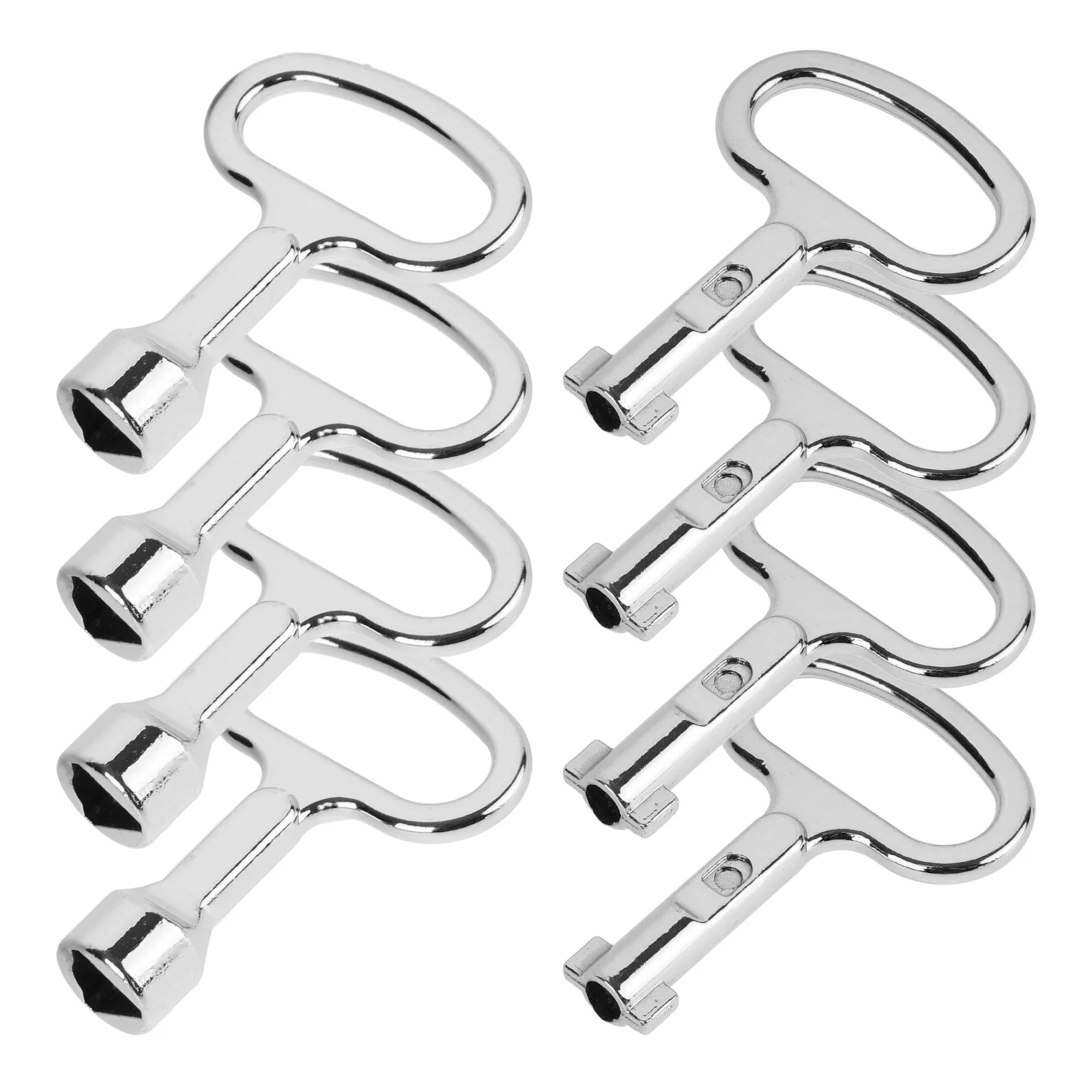 

8 Pcs Distribution Box Key Radiator Keys for Bleeding Pipe Wrench Tool Aluminum Tail