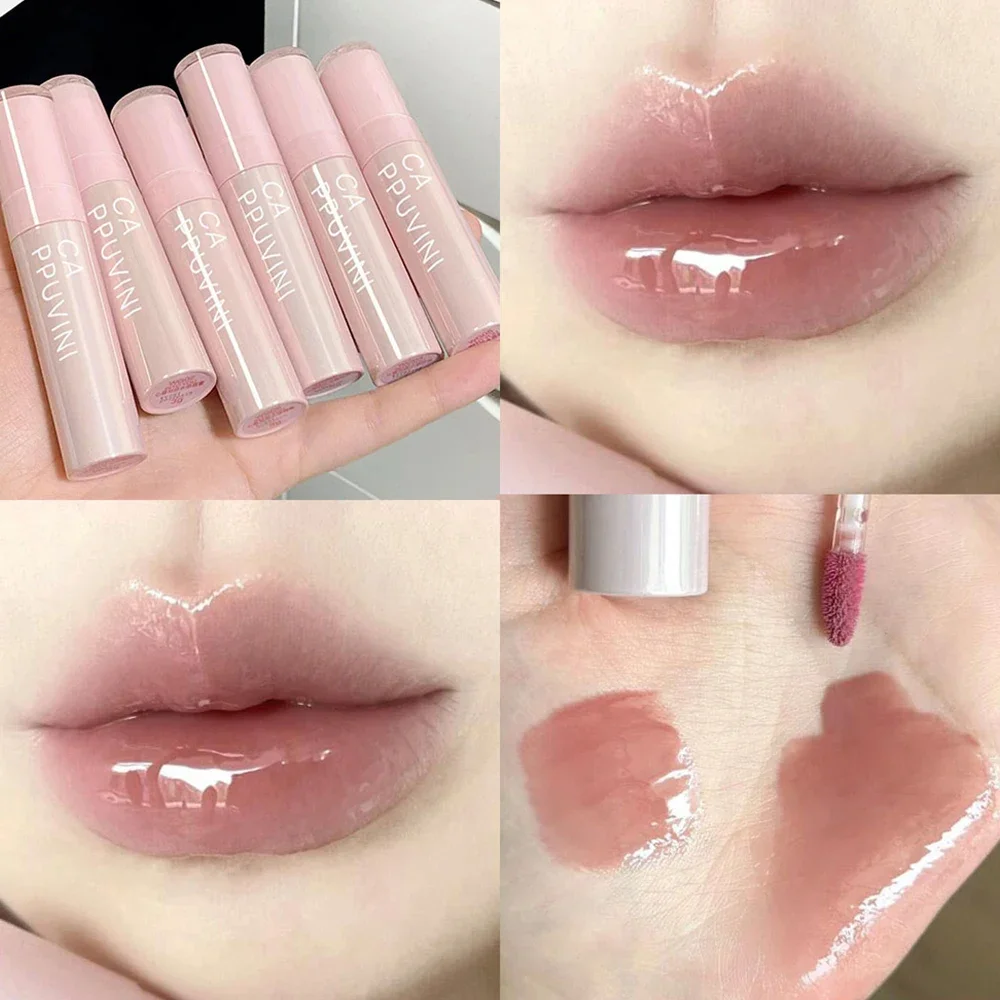 Heallor Spiegel Water Lip Glazuur Hoge Lippen Gloss Hydraterende Langdurige Anti-Stick Cup Vloeibare Lippenstift Sexy Rode Lippen Make-Up Cosm