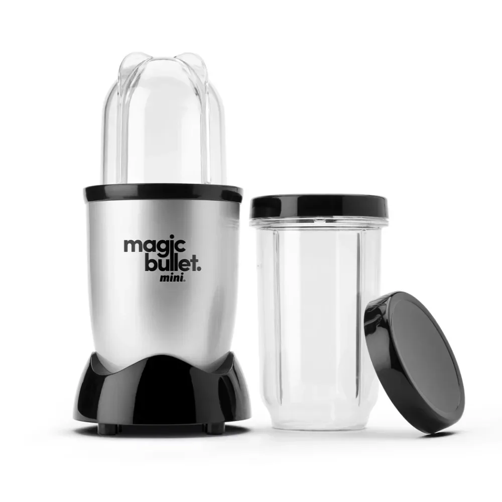 Mini 14Oz. Compact Personal Blender Silver/Black Hassle-free Cleaning High-torque 200Watt Motor Powers The Machine’s Versatility