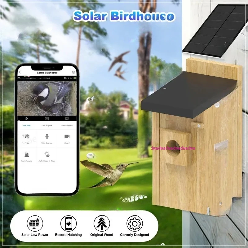 Wholesale Solar Smart Visual Bird Nest/Bird House