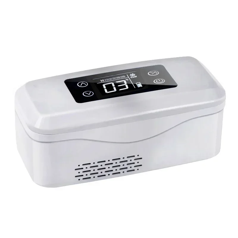 Portable 220v Insulin Refrigerator Box Portable Portable Rechargeable Refrigeration Medicine Box Growth Hormone Car Small Refrig