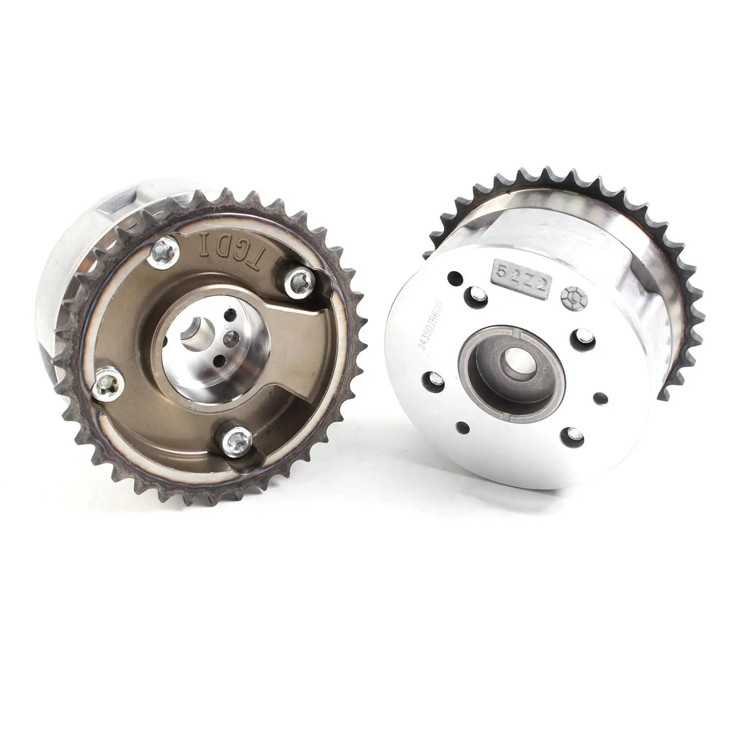 

Intake & Exhaust Camshaft VVT Gear Fit 10-19 Hyun dai Accent Veloster I30 I40 Ix35 K ia Rio Soul Forte Sportage Carens Ceed 1.6L