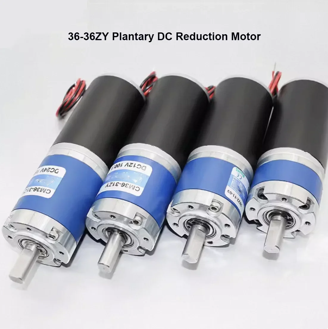 100KG 36MM 36ZY 12V/24V All Metal Planetary Gear Reduction Motor Micro DC Motor Steel Pipe Motor High Torque D/H-shaped Shaft