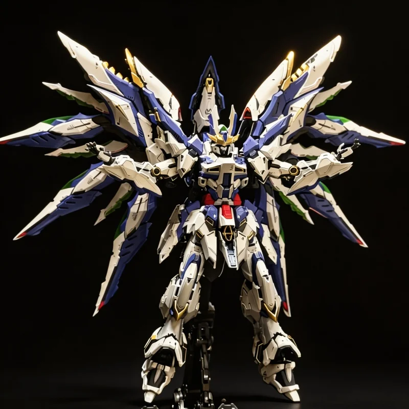 Mecha Assembly Model Kit Einta Industries Sky Defender 1/72 Scale Articulated Action Figure Premium Robot Collectible Model Desk
