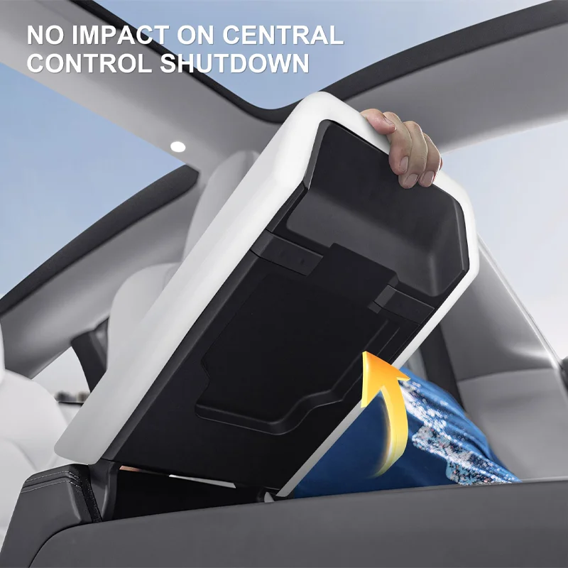

For TSL Model Y/3/YL Car Center Console Armrest Box Protective TPE Accessory - Durable Protective Cover for Vehicle Console