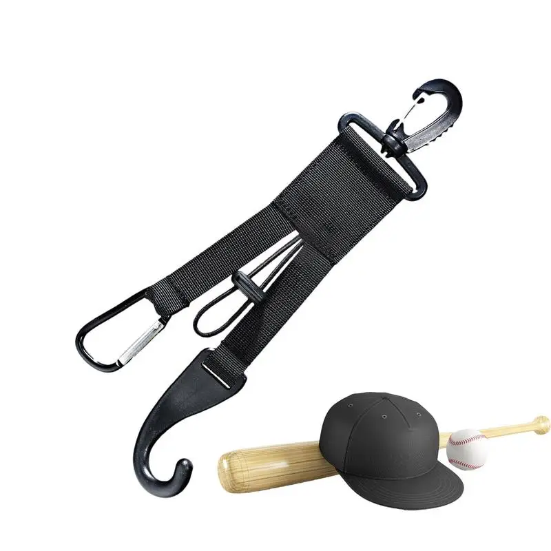 휴대용 야구 더그아웃 정리함, 야구 및 소프트볼 배트 행거, 3 인 1 야구 기어 후크 기어 행어, 배트 모자 장갑