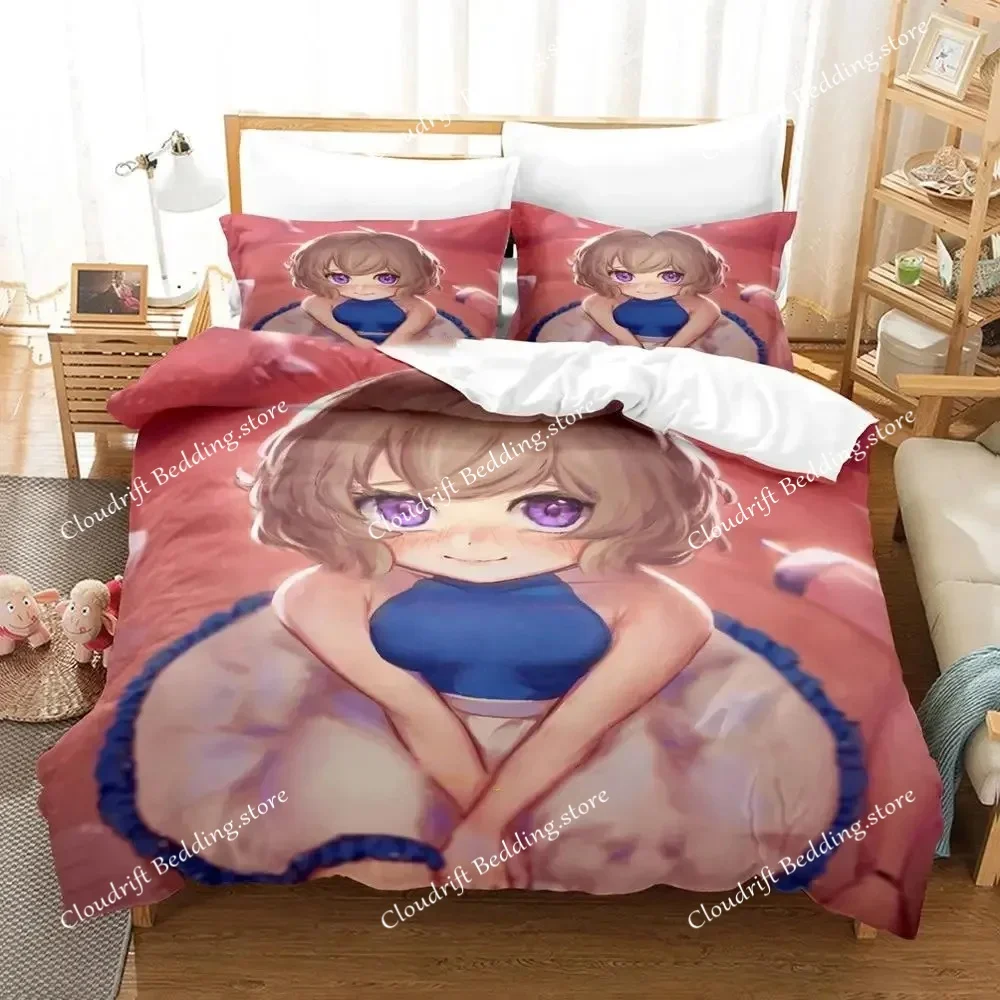 

Anime Kotoko Iwanaga Kyokou Suiri Bedding Set Duvet Cover Bed Set Quilt Cover Pillowcase Comforter king Queen Size Boys Adult