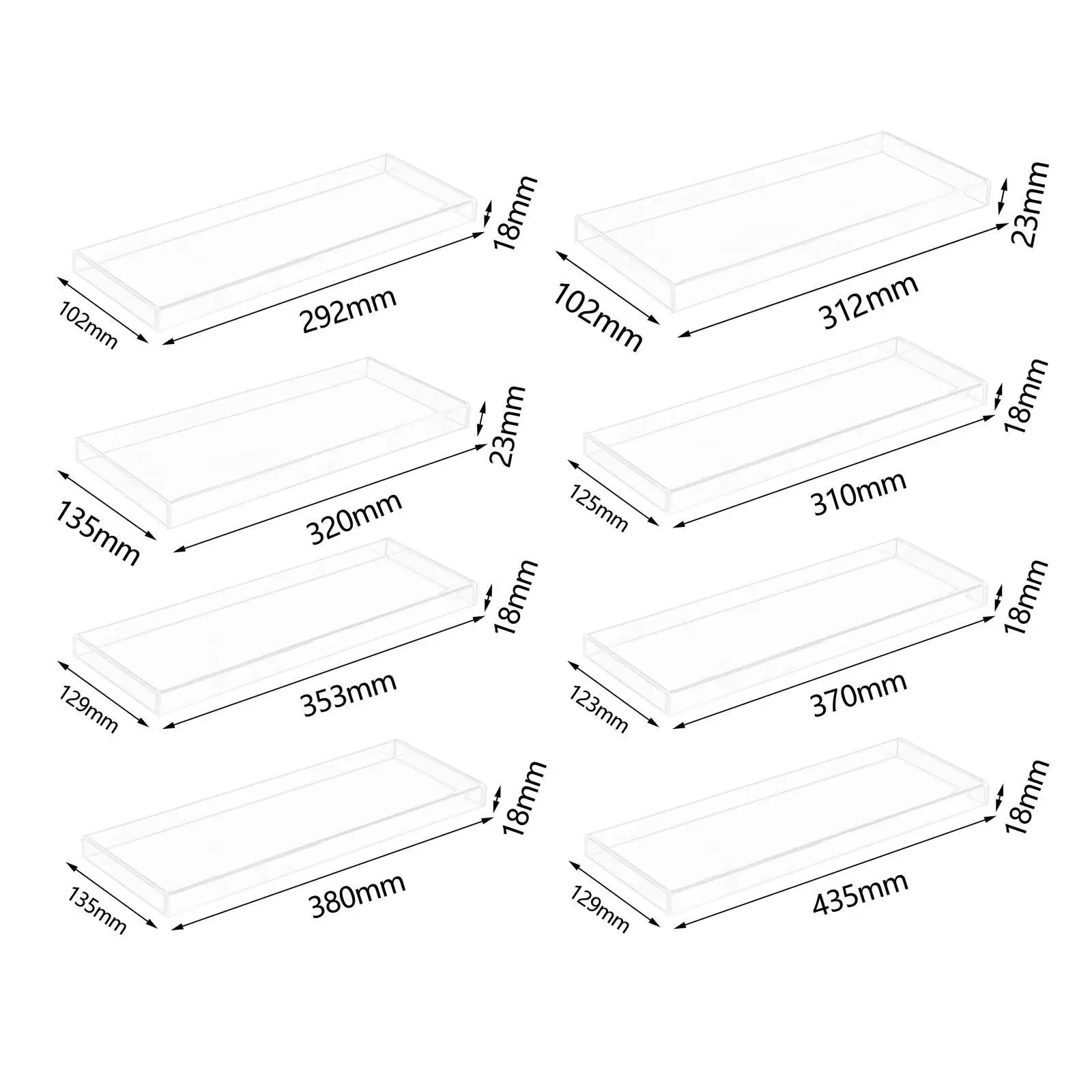 Acryl Mechanische Toetsenbord Stofkap Beschermend Eenvoudig Te Gebruiken Desktop Toetsenbord Accessoires Gaming Toetsenbord Case Voor Thuis