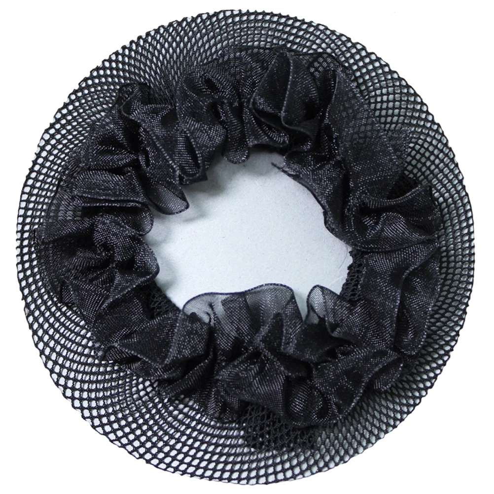 

5pcs Black For Women Girls Durable Lightweight Breathable Dance Wedding Gymnastics Accessories Nets Ballet Bun Net Dancing Hair