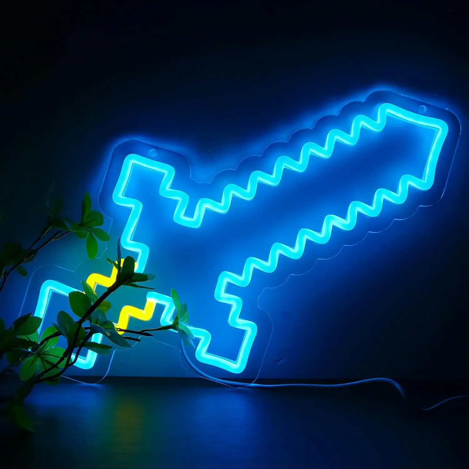 

Неоновая вывеска-светильник «Меч» USB LED для дома, бара, вечеринок, игровой комнаты, спальни, декора, подарка на день рождения, настенный светильник-арт