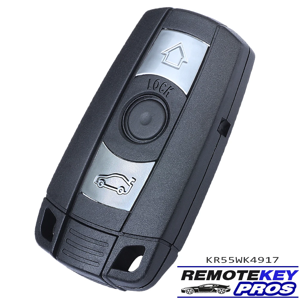 

DIYKEY CAS3 315MHz/433MHz/868MHz/315LP KR55WK4917 Smart Remote Key for BMW CAS3 1 3 5 7 Series X5 X6 E60 E61 E70 E71 E87 E90 Z4