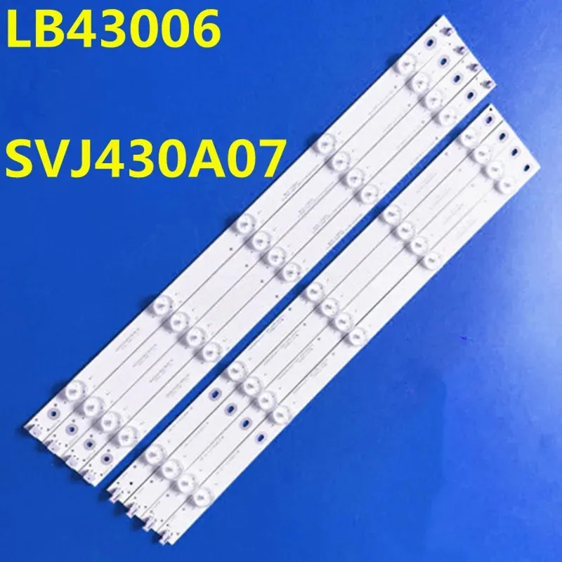 

LED Backligh Strip LB43006 SVJ430A07 LB-C430F14-E1-L-G1-SE1 LB-C430F14-E1-L-G1-SE2 SE3 For 43D7200 LU43V809A 43CE2210 43CE2210M