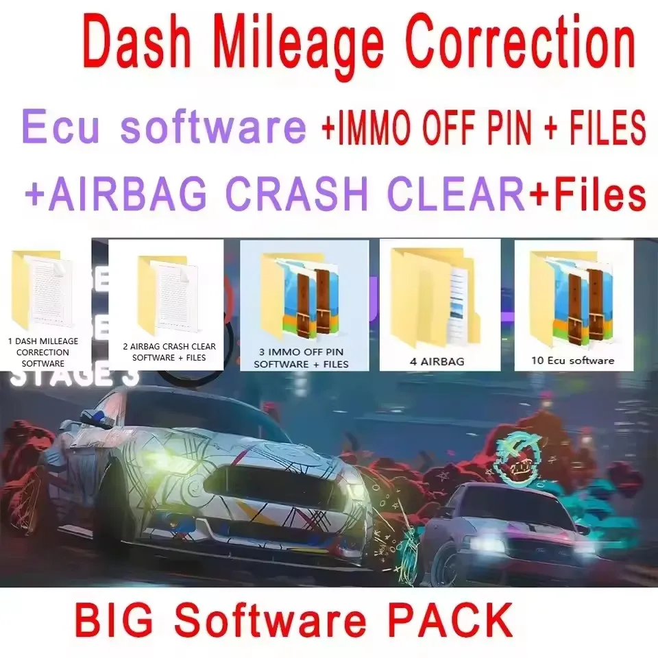 

IMMO OFF FILE PACKAGE Immo Airbag DASH MILLEAGE CORRECTION +IMMO OFF + AIRBAG CRASH CLEAR + DASH + IMMO SOFTWARES / TOTAL 32GB