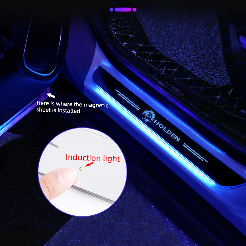 Wireless LED Door Sill Ambient Light for Holden Astra Commodore Cruze Monaro Trailblazer Car Accessories