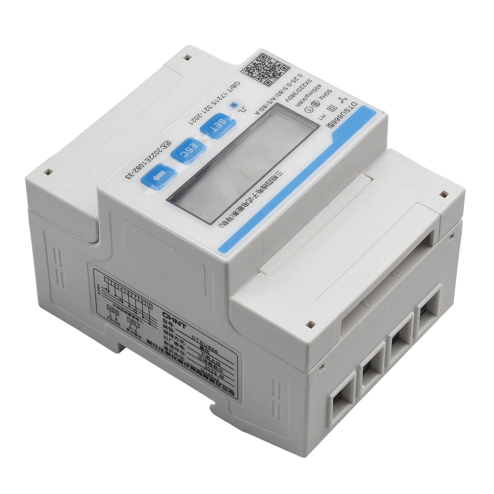 Smart Meter Energy Meter For Import And Export 3-phase ABS Electric Energy Meter Multifunctional Solar Fittings