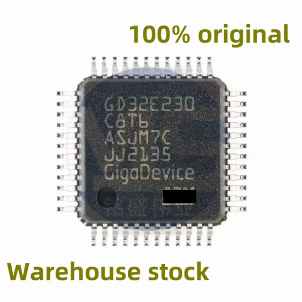 10Pcs 100%全新 Gd32E230C8T6 Lqfp-48 Arm 32-Bit Microcontroller Mcu Spot Direct Sale