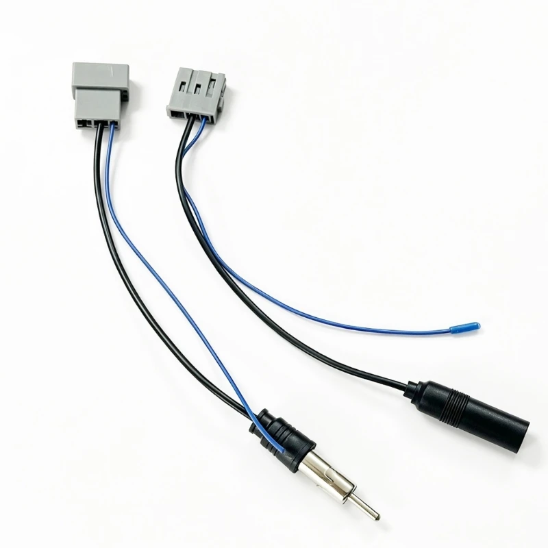 24cm Car Radio Antenna Adapter Cable Rectangular Male Connector for Japanese Car Stereo Replacement 68UF