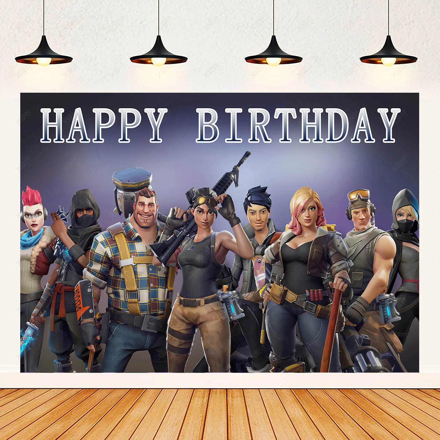 Fortnite Schietspel Verjaardagsfeestje Benodigdheden Achtergrond Hot Game Poste Boy Decoratie Achtergrond Fotografie Props Kindergeschenken