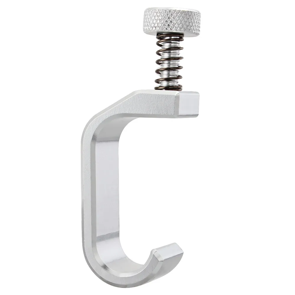 Ymiko Crochet Cadre Bagage Moto - Compatible Piaggio Vespa GTS LX LXV, Aluminium CNC Argent