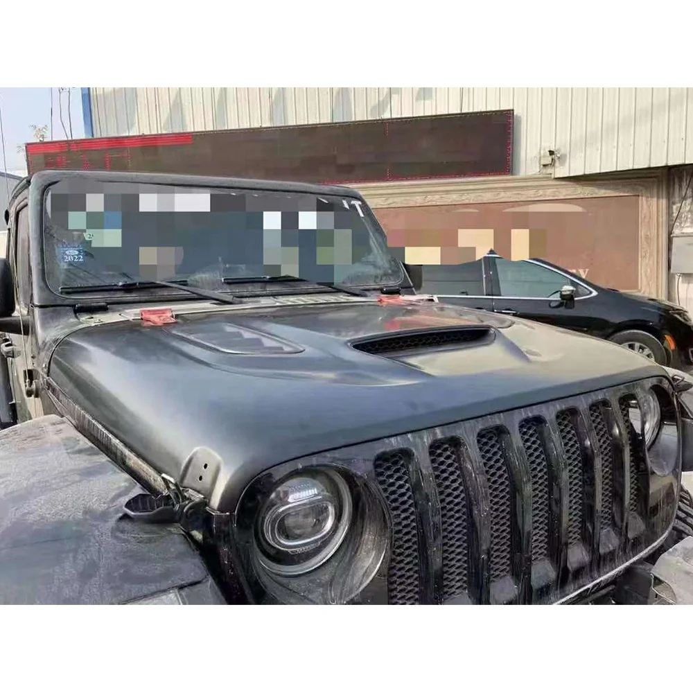 

Auto Steel Engine Hood Panel For Jeep Wrangler JL Auto Parts Auto Accessories