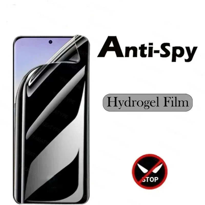 

Privacy Hydrogel Film Screen Protector For Oppo A54 A94 A96 A74 A95 Find X5 X3 Reno 5 7 6 7Z 8 Lite Pro Plus 4G 5G