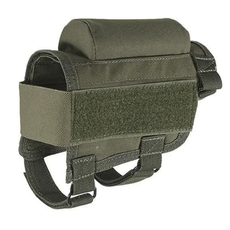 Hunting Tactical Butt Stock Rifle Cheek Rest Pouch Hunting Shotgun Bullets Holder Tactical Cheek Rest Bullets Buttstock Pack