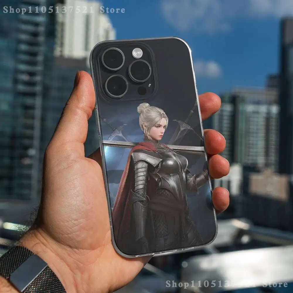 Etui na telefon N-Night C-Crows do iPhone'a 17, 16, 15, 14, 13, 12, 11 Pro, Max, Plus, X, XS, XR, SE4, E Mini, przezroczyste, miękkie.