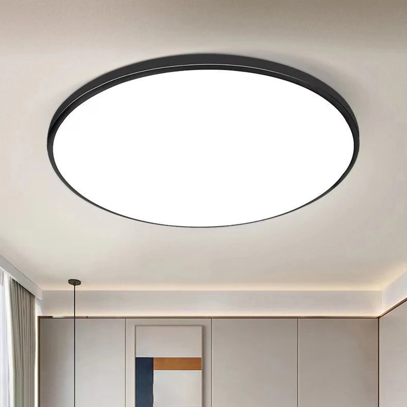 1Pc Plafoniera a LED a tripla prova Lampade e lanterne a prova di umidità Luci rotonde semplici per camera da letto Lampade e lanterne per balcone