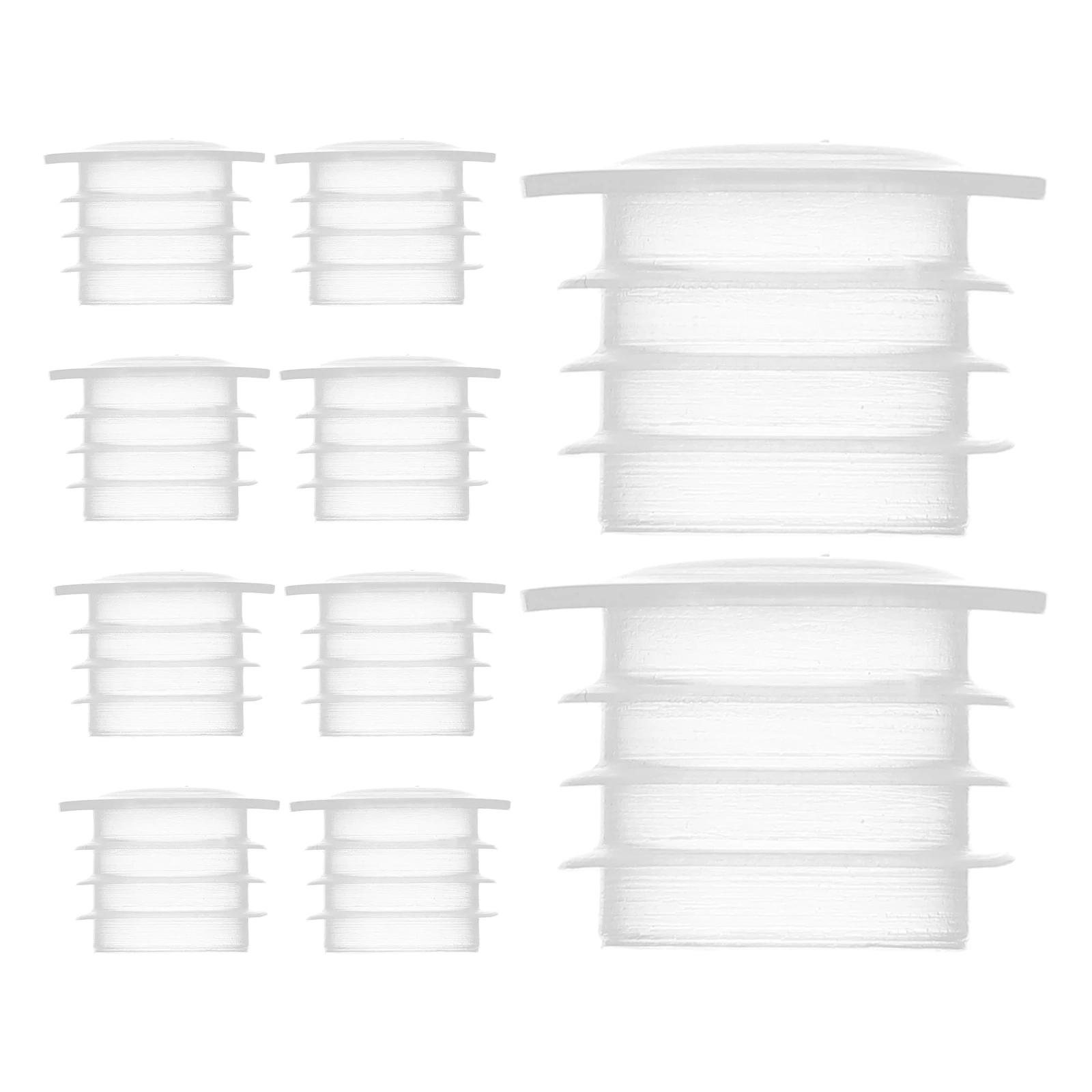 

100pcs Bottle Stoppers Clear Plastic Wine Bottle Plug Reusable Airtight Replacement For Salt Pepper Shakers Flower Pots Pipes