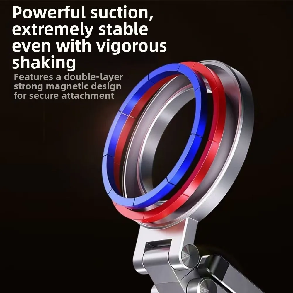 

360° Rotation Magnetic Phone Tripod Holder Foldable Adjustable Bracket Desk Phone Clip Bracket Lightweight Creative