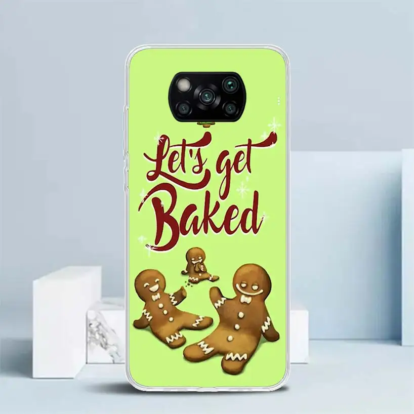 Cute Cartoon Food Poster Soft Cover for Xiaomi Poco X5 Pro X4 Gt X3 Nfc M5S Print Phone Case M4 M3 M2 F3 F2 F1 Mi Note 10 Lite C