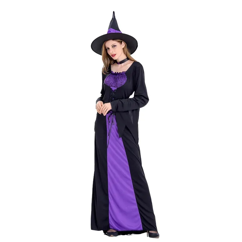 

Witch Women's Dress, Makeup Ball Theme Party, Stage Performance Costume, Halloween Cosplay costume accessories