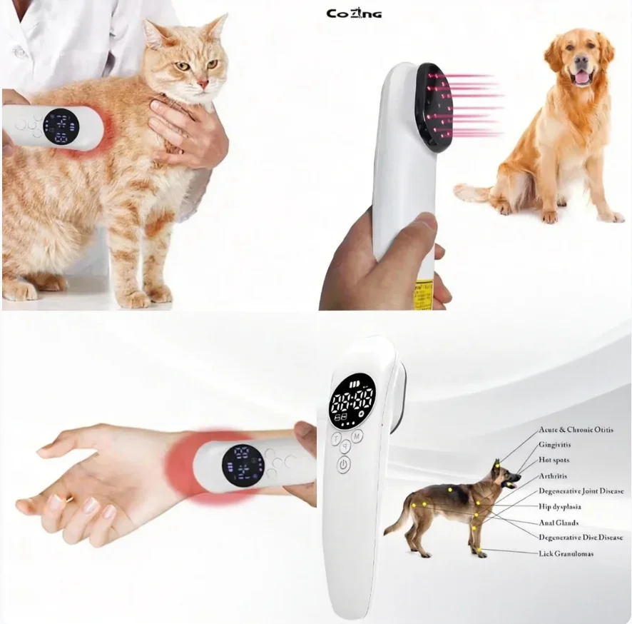 

Dual 650nm & 808nm for Maximum Therapy | Handheld LLLT Unit with Enhanced Effect